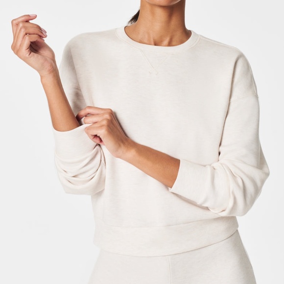 SPANX Air Essentials Crew Neck Sweatshirt - Picture 12 of 13